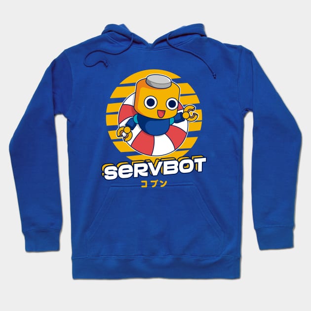 Servbot Summer Hoodie by logozaste